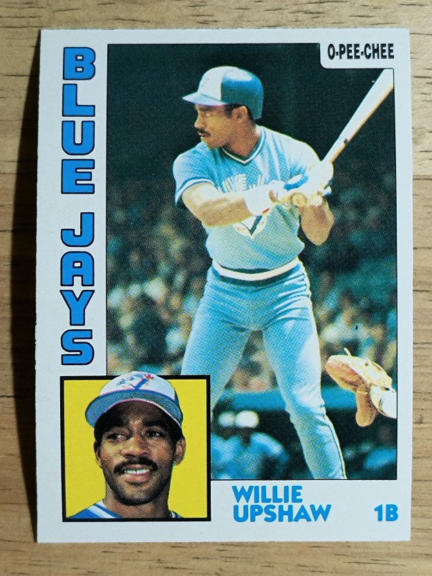 1984 O-Pee-Chee #317 Willie Upshaw