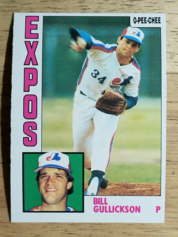 1984 O-Pee-Chee #318 Bill Gullickson