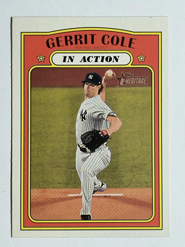 2021 Topps Heritage #250 Gerrit Cole IA