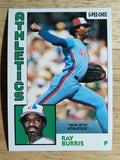 1984 O-Pee-Chee #319 Ray Burris