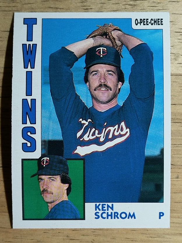 1984 O-Pee-Chee #322 Ken Schrom