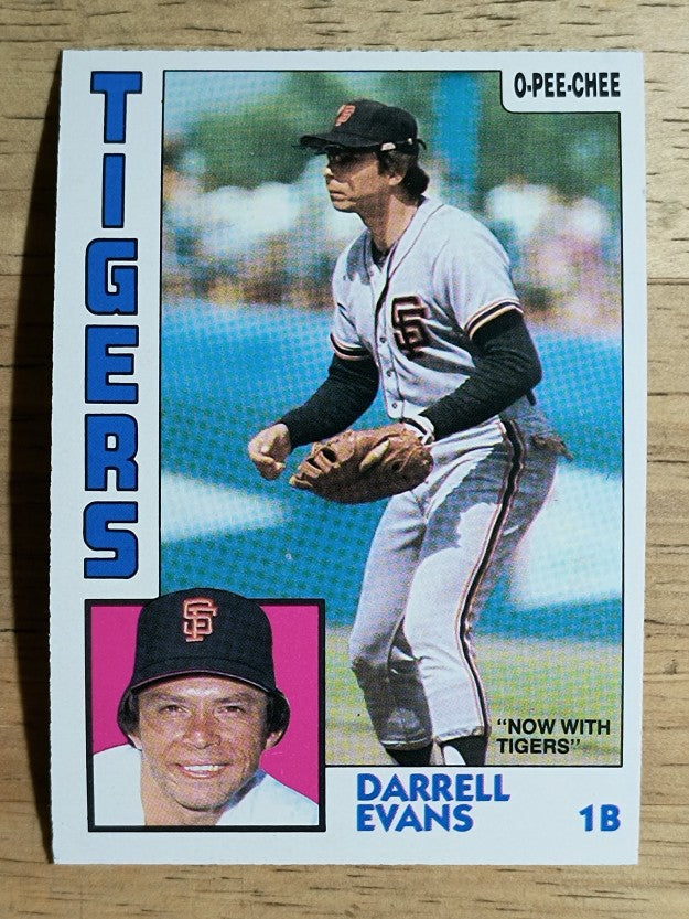 1984 O-Pee-Chee #325 Darrell Evans