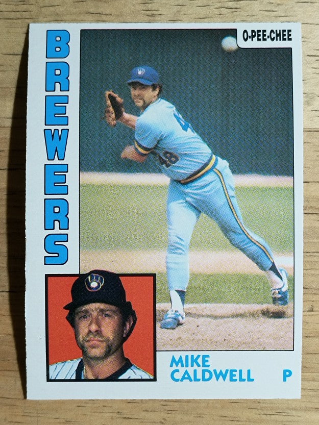 1984 O-Pee-Chee #326 Mike Caldwell