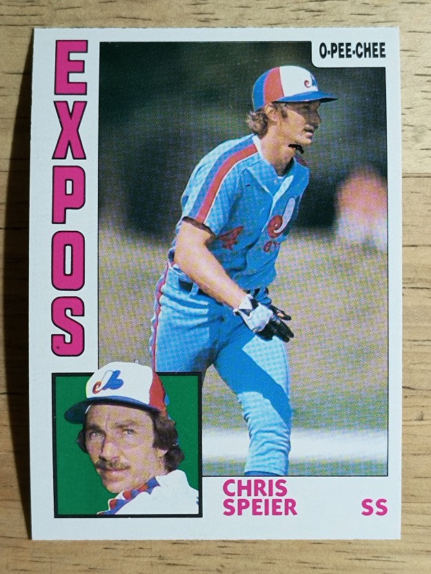 1984 O-Pee-Chee #328 Chris Speier