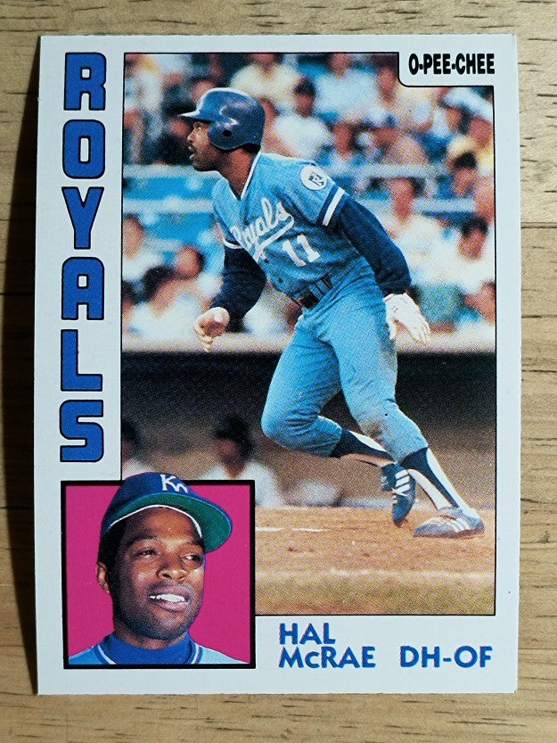 1984 O-Pee-Chee #340 Hal McRae