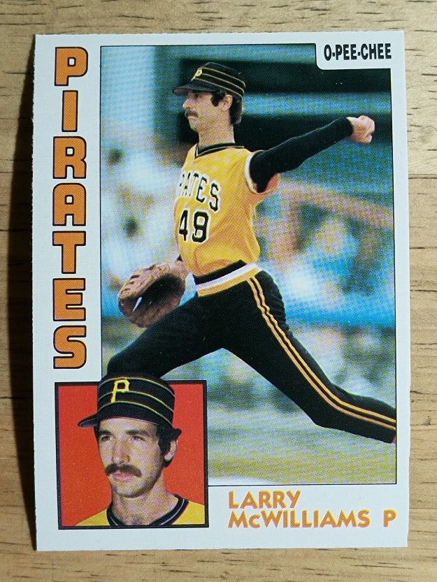 1984 O-Pee-Chee #341 Larry McWilliams