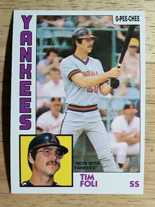 1984 O-Pee-Chee #342 Tim Foli