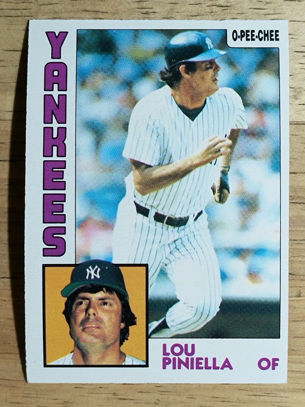 1984 O-Pee-Chee #351 Lou Piniella