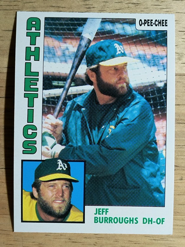 1984 O-Pee-Chee #354 Jeff Burroughs