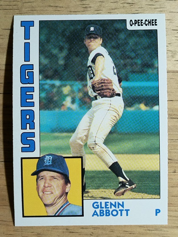 1984 O-Pee-Chee #356 Glenn Abbott