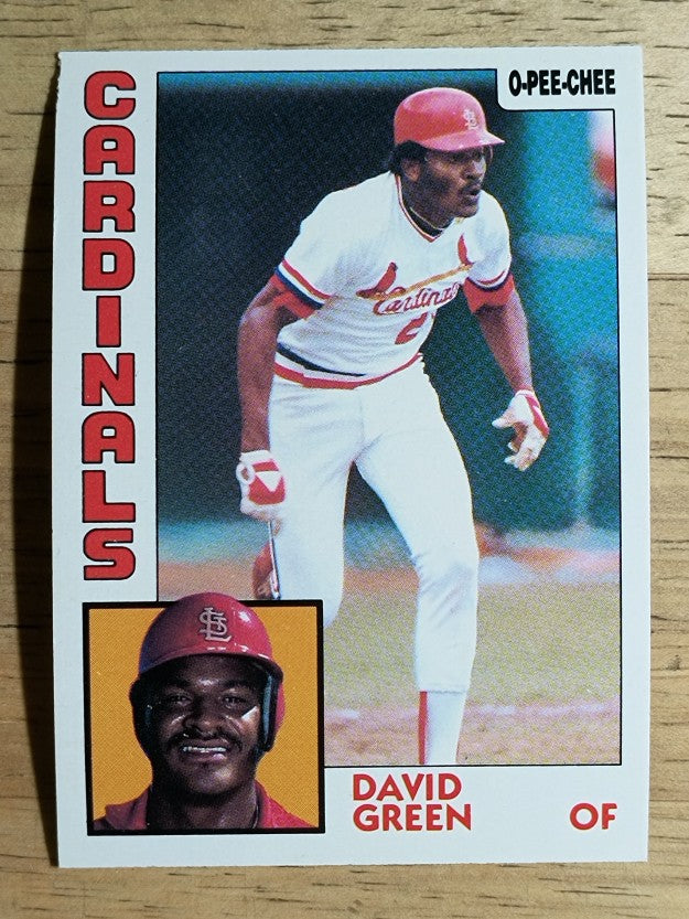1984 O-Pee-Chee #362 David Green
