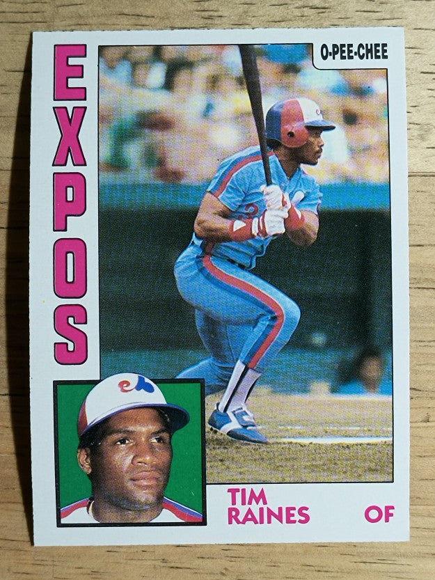 1984 O-Pee-Chee #370 Tim Raines