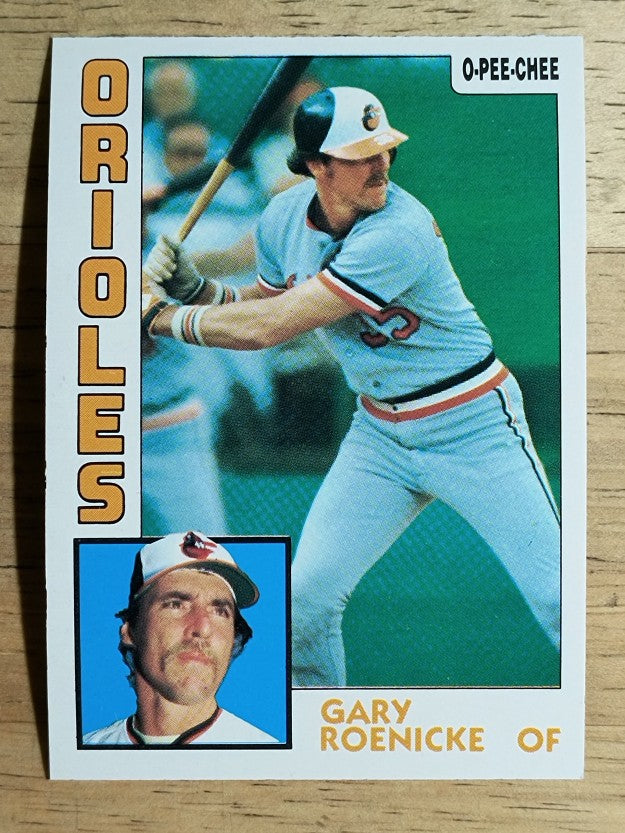 1984 O-Pee-Chee #372 Gary Roenicke