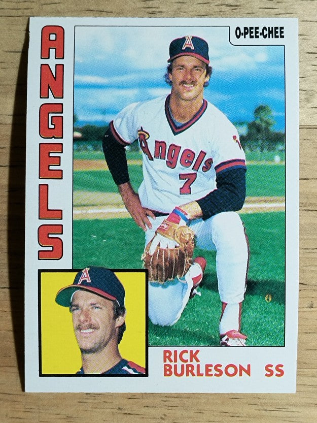 1984 O-Pee-Chee #376 Rick Burleson