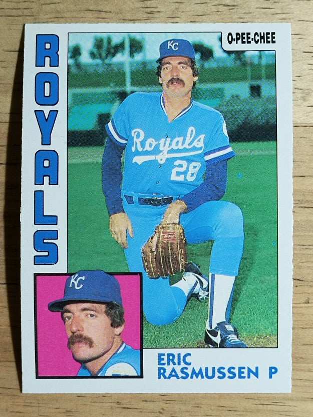 1984 O-Pee-Chee #377 Eric Rasmussen