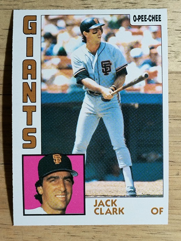 1984 O-Pee-Chee #381 Jack Clark