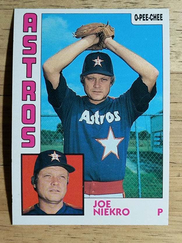 1984 O-Pee-Chee #384 Joe Niekro