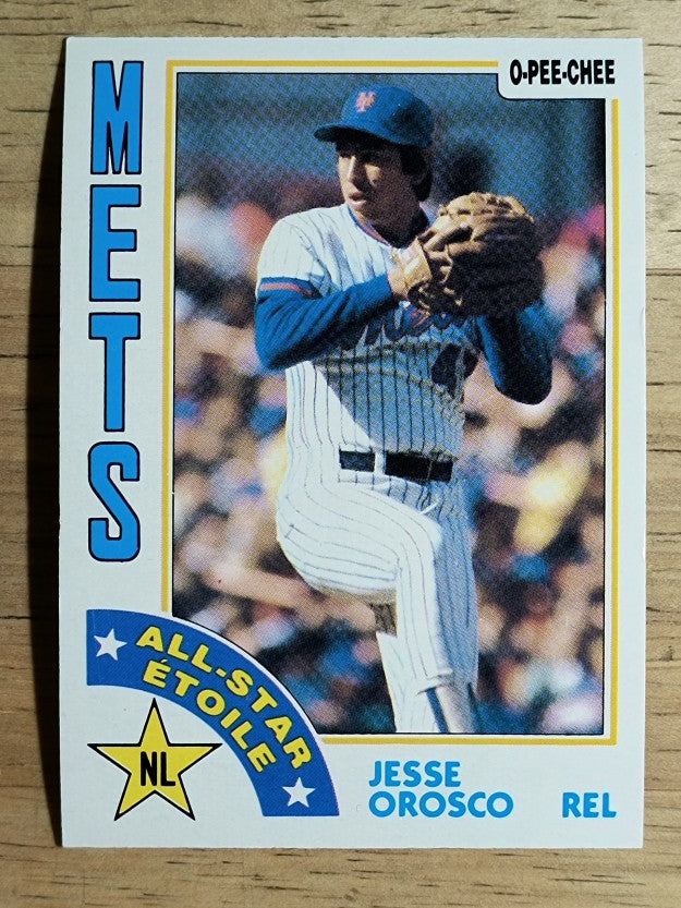1984 O-Pee-Chee #396 Jesse Orosco AS