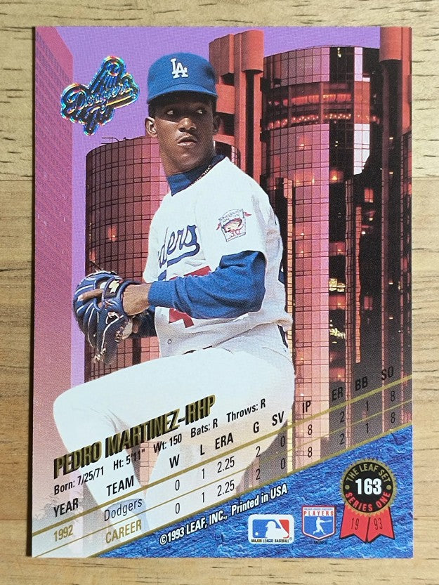 1993 Leaf #163 Pedro Martinez