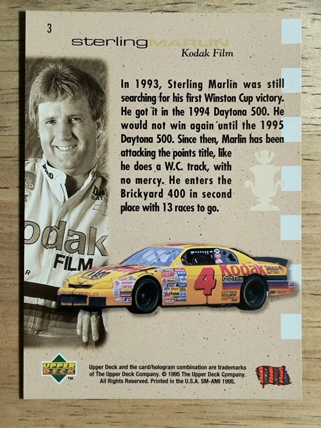 1995 SP #3 Sterling Marlin CC