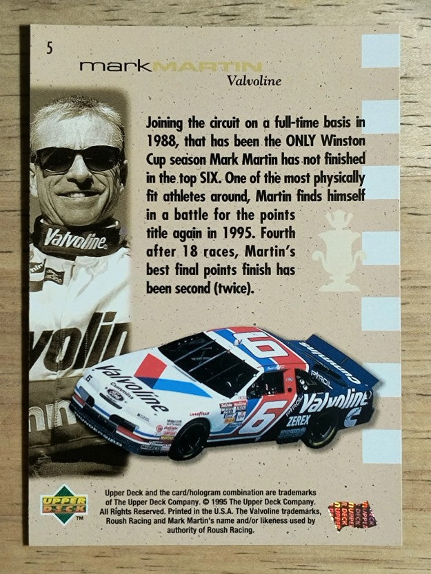 1995 SP #5 Mark Martin CC