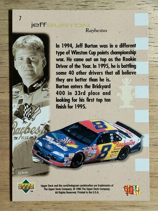 1995 SP #7 Jeff Burton CC