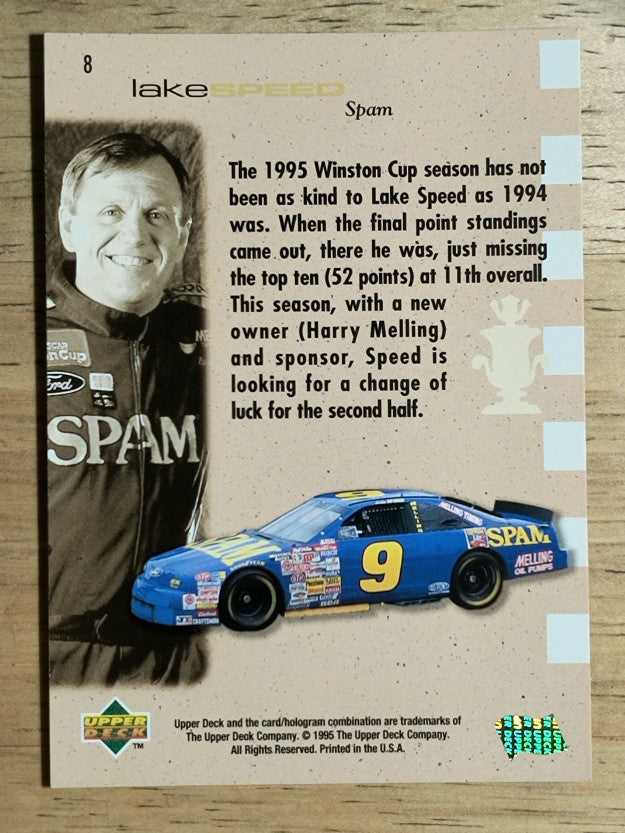 1995 SP #8 Lake Speed CC