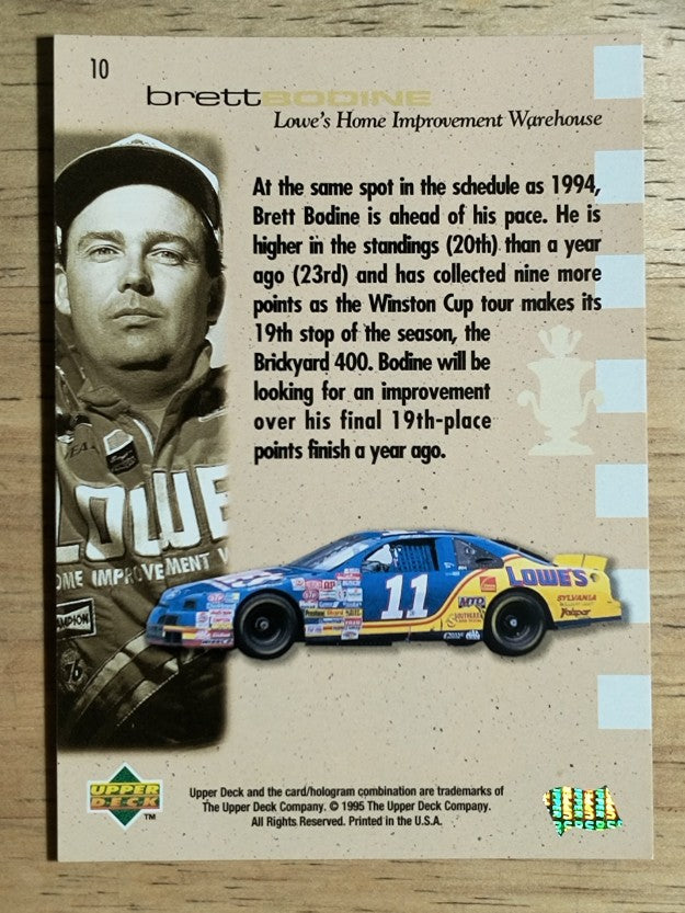 1995 SP #10 Brett Bodine CC