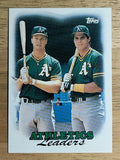 1988 Topps #759 Mark McGwire/Jose Canseco TL