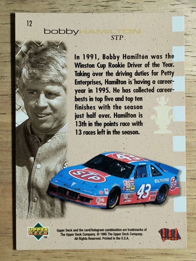 1995 SP #12 Bobby Hamilton CC