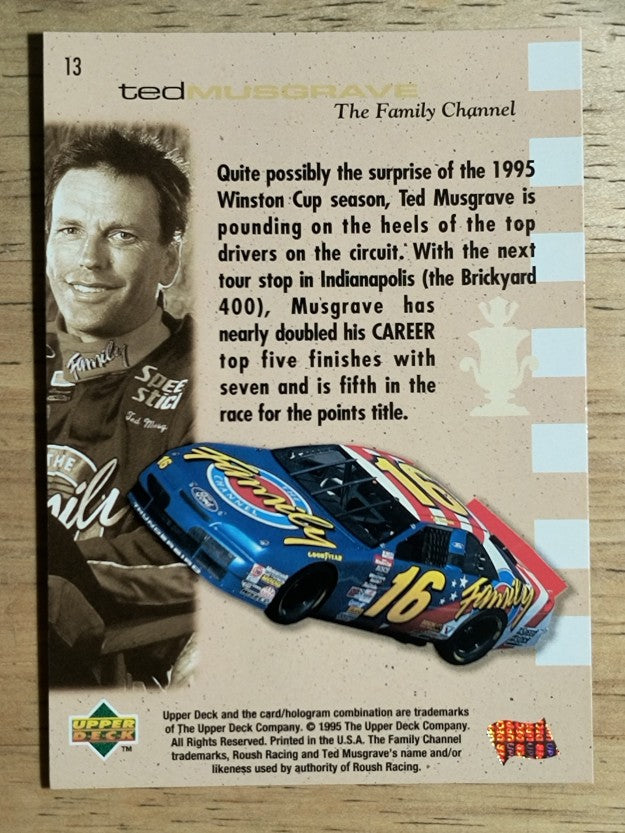 1995 SP #13 Ted Musgrave CC