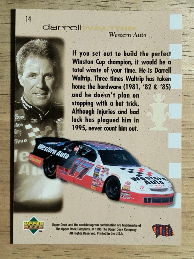 1995 SP #14 Darrell Waltrip CC