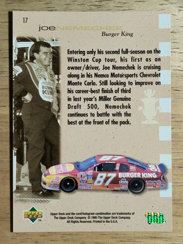 1995 SP #17 Joe Nemechek CC