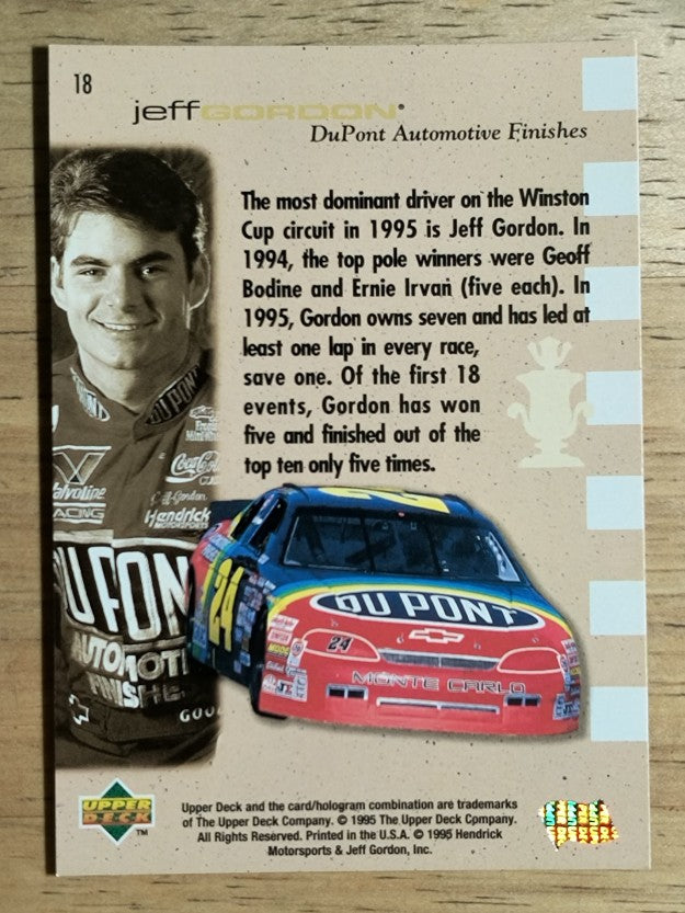 1995 SP #18 Jeff Gordon CC