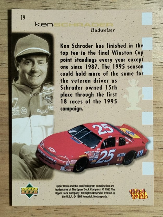 1995 SP #19 Ken Schrader CC
