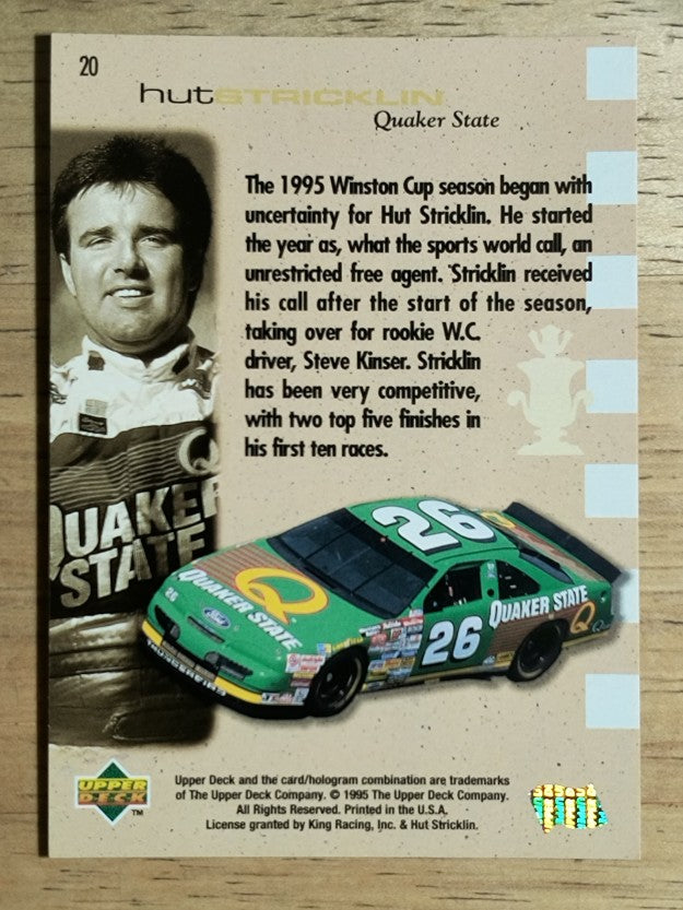 1995 SP #20 Hut Stricklin CC