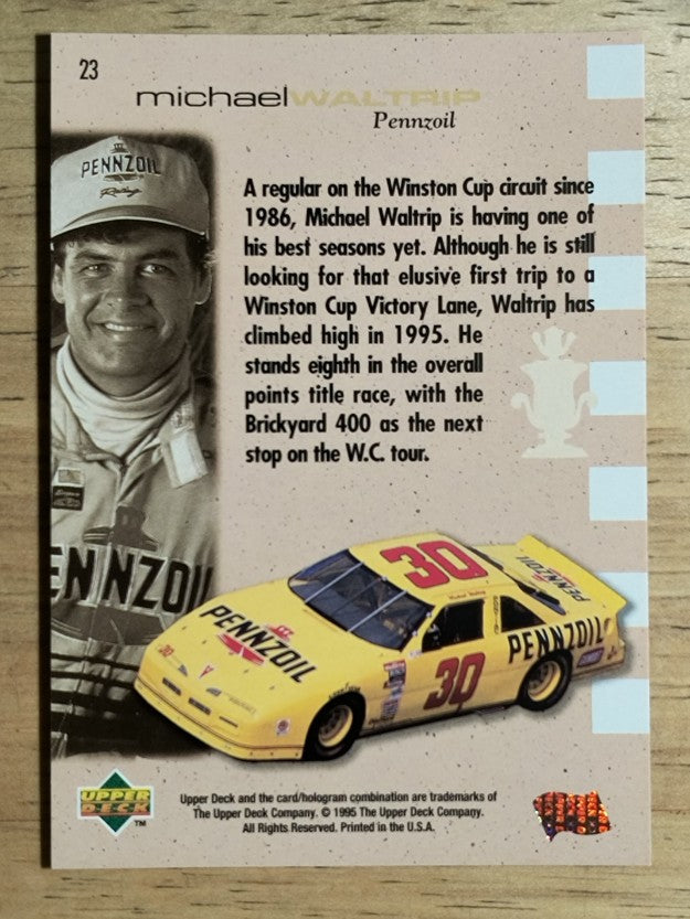1995 SP #23 Michael Waltrip CC