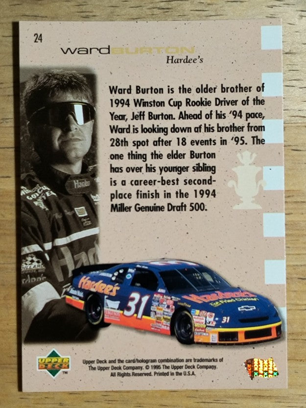 1995 SP #24 Ward Burton CC