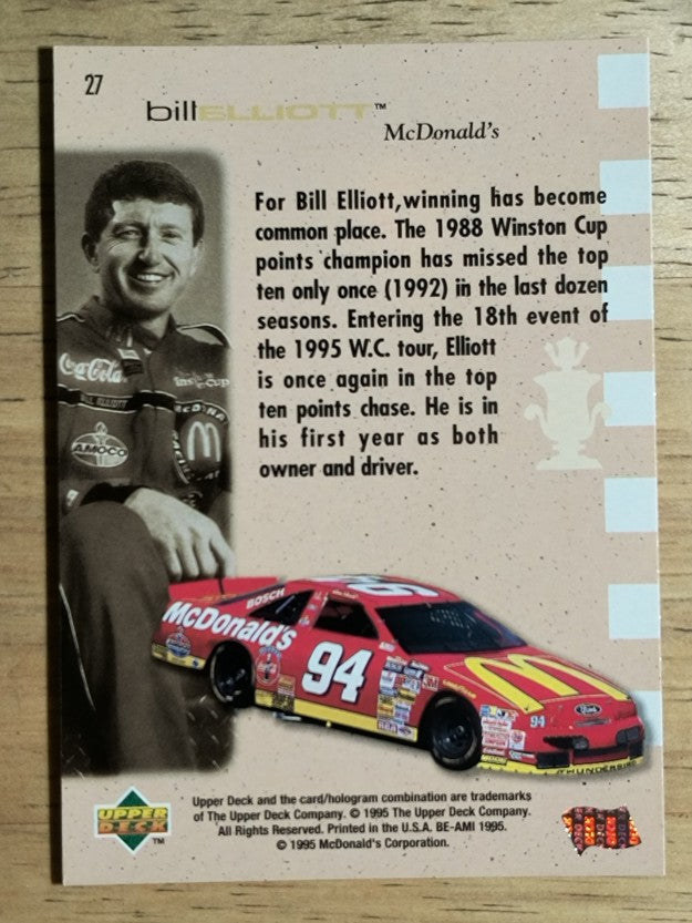 1995 SP #27 Bill Elliott CC