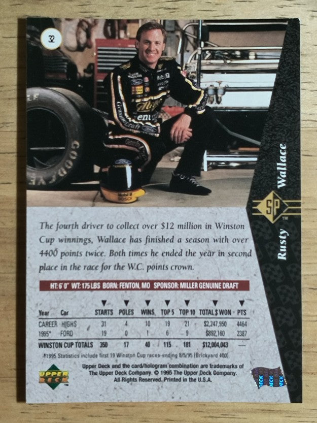 1995 SP #32 Rusty Wallace