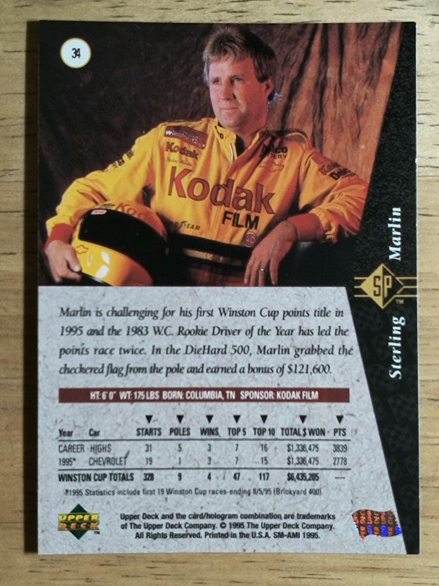 1995 SP #34 Sterling Marlin