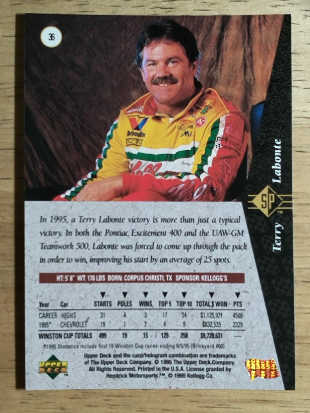 1995 SP #36 Terry Labonte