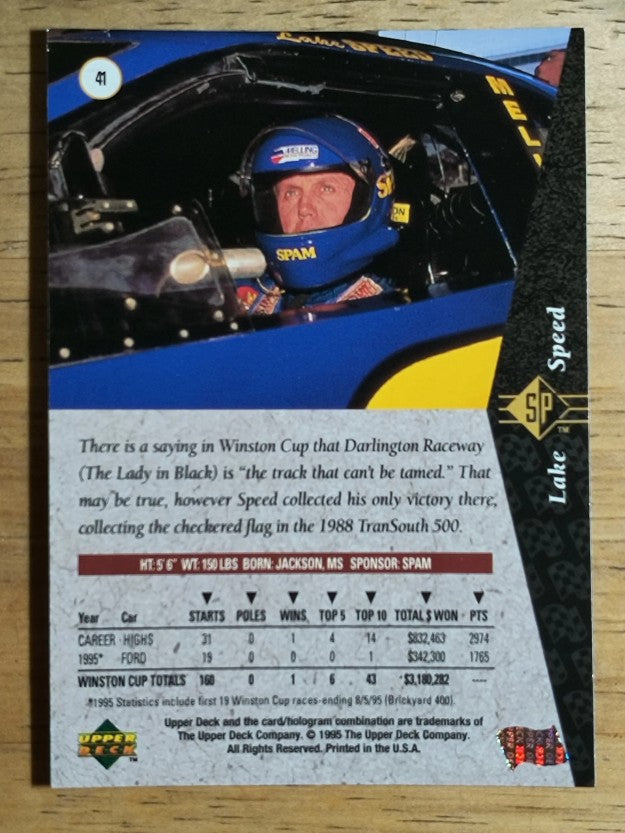 1995 SP #41 Lake Speed