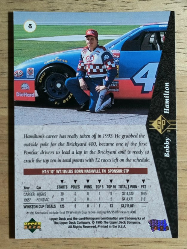 1995 SP #45 Bobby Hamilton