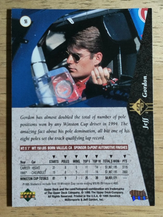 1995 SP #56 Jeff Gordon