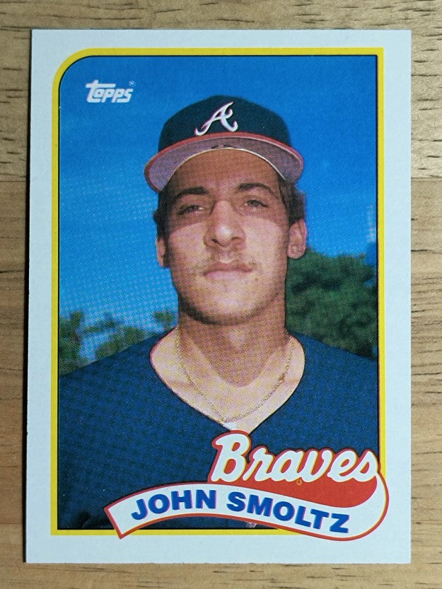 1989 Topps #382 John Smoltz RC