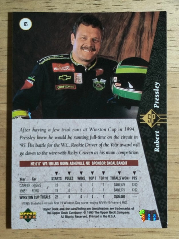 1995 SP #65 Robert Pressley