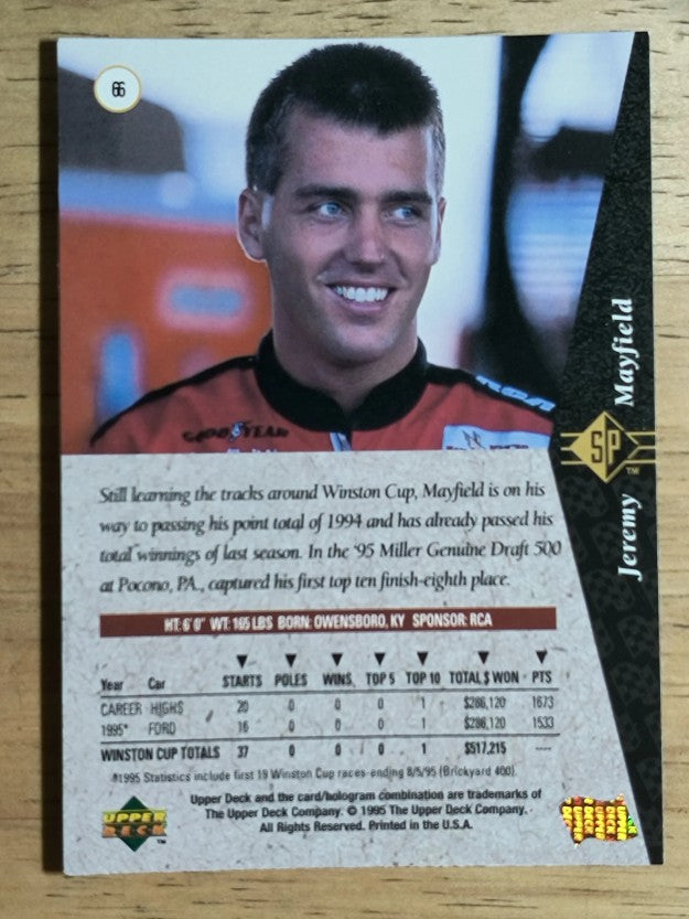1995 SP #66 Jeremy Mayfield