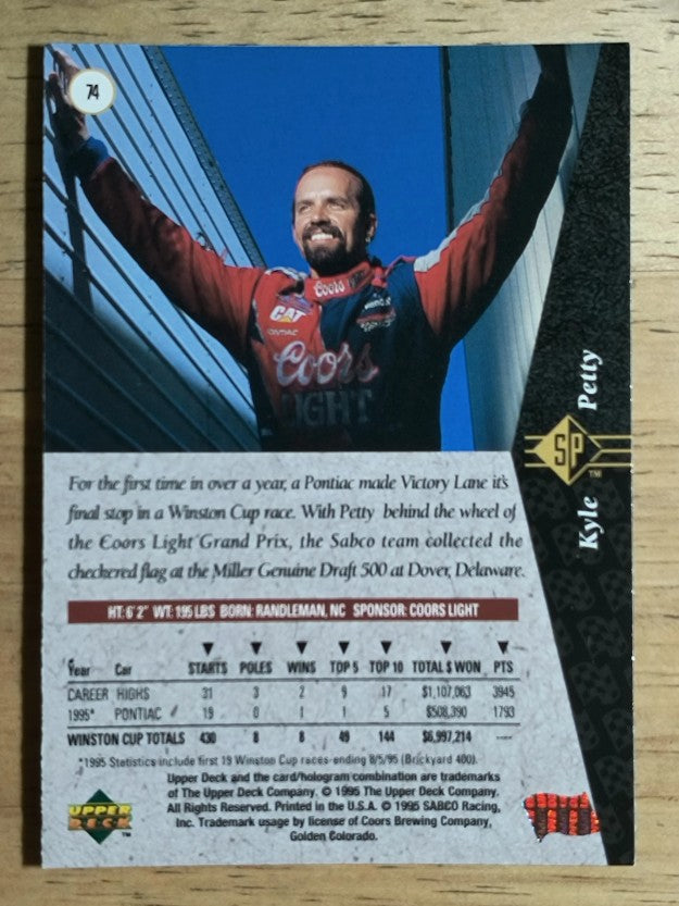 1995 SP #74 Kyle Petty