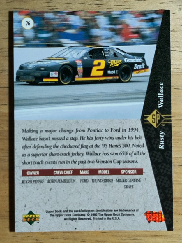 1995 SP #76 Rusty Wallace's Car